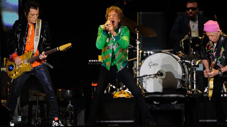 Die Rolling Stones (Archivbild): Im Sommer spielt die Band zwei Konzerte in Deutschland.