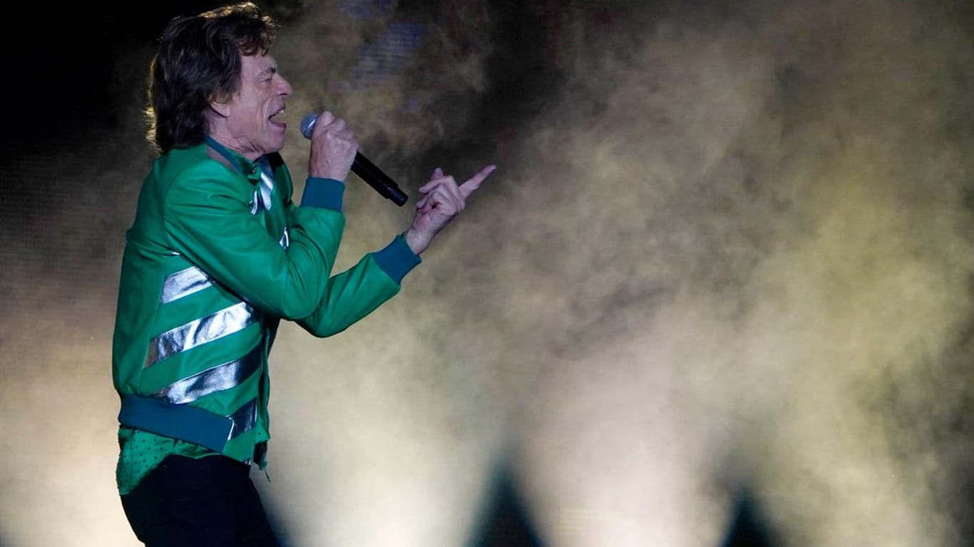 Rolling Stones: Mick Jagger gibt im Oktober 2021 auf der Bühne alles.