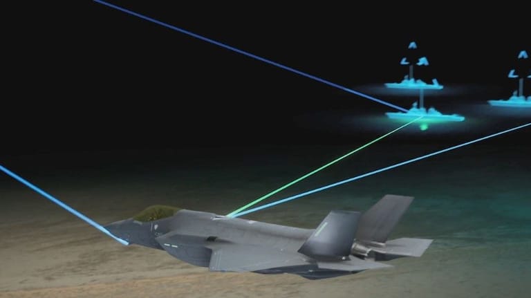 Zielerfassung durch die F-35: Der Kampfjet kann auch mit Atomwaffen bestückt werden.
