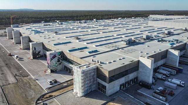 Wichtige Säule der Zukunftsstrategie von Tesla: Die erste europäische Fabrik in Grünheide.