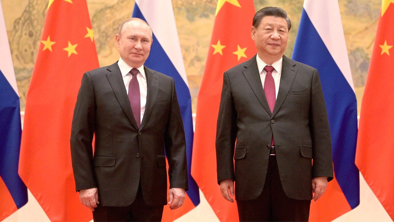 Wladimir Putin und Xi Jinping: Hilft Chinas Staatschef seinem russischen Amtskollegen bei einem Bankrott aus der Patsche?