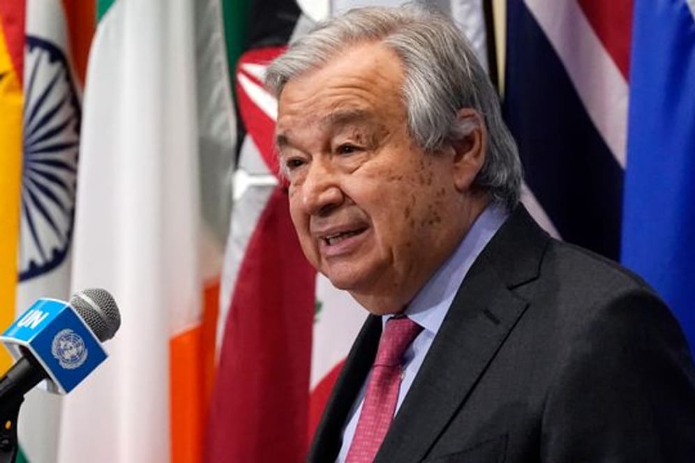 "Die Aussicht auf einen nuklearen Konflikt ist jetzt wieder im Bereich des Möglichen": UN-Generalsekretär António Guterres.