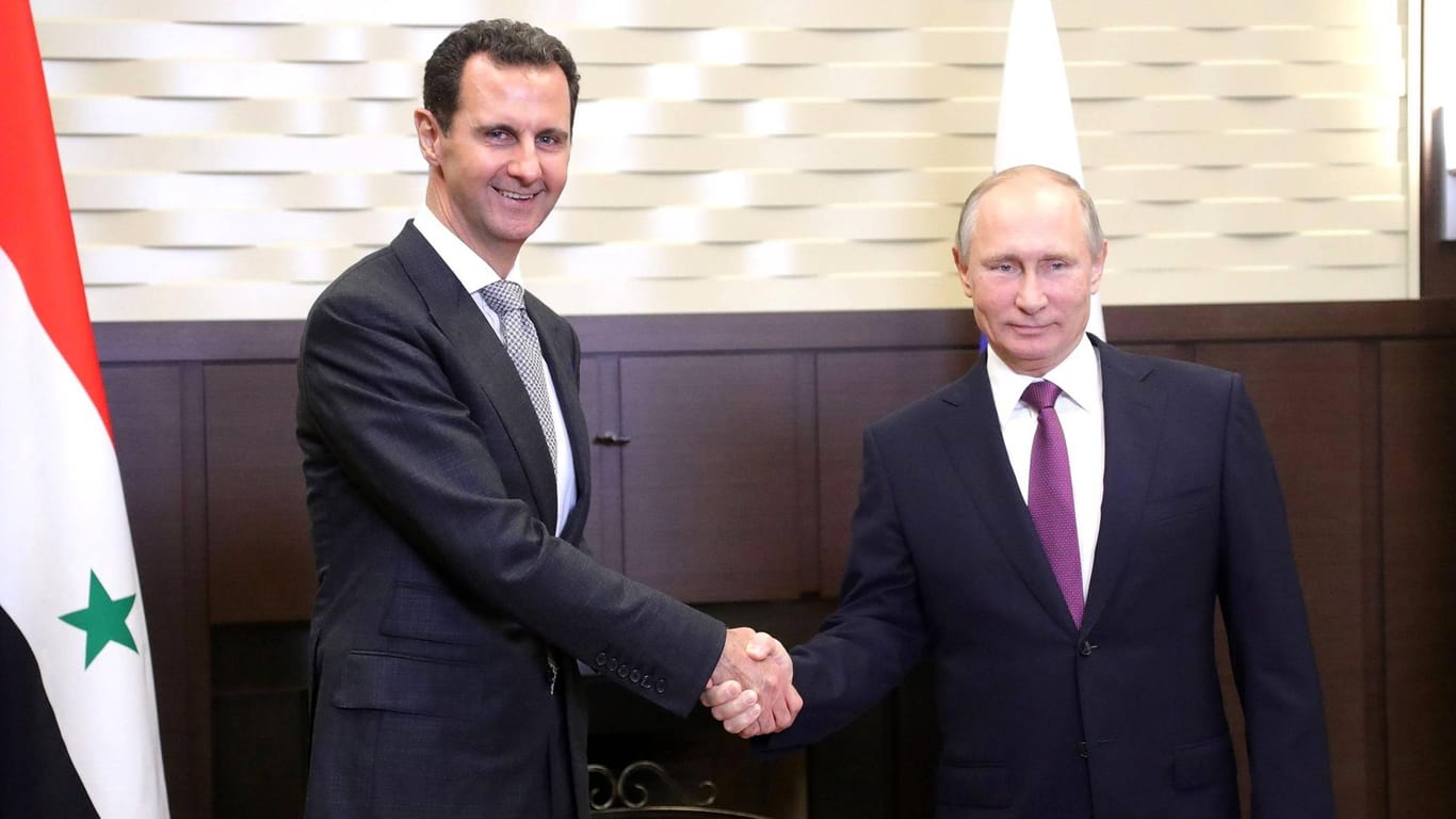 Baschar al-Assad und Wladimir Putin: Der syrische Machthaber wird in seinem Krieg von Russland unterstützt. (Archivfoto)