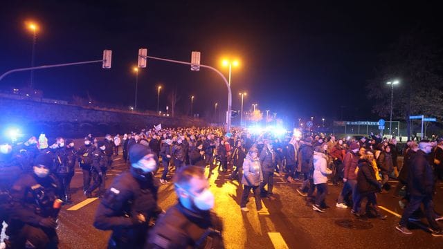 Demonstration in Gera