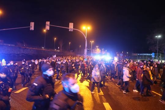 Demonstration in Gera