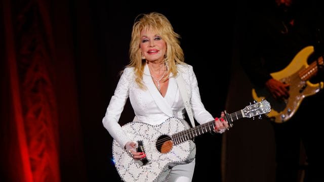 Country-Sängerin Dolly Parton bei einem Konzert in Nashville.