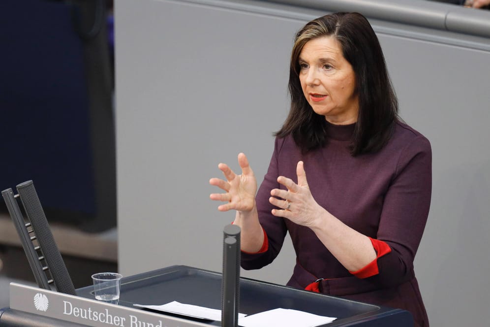 Katrin Göring-Eckardt: Die Grünen-Politikerin ist seit 2021 Vize-Präsidentin des Deutschen Bundestags.