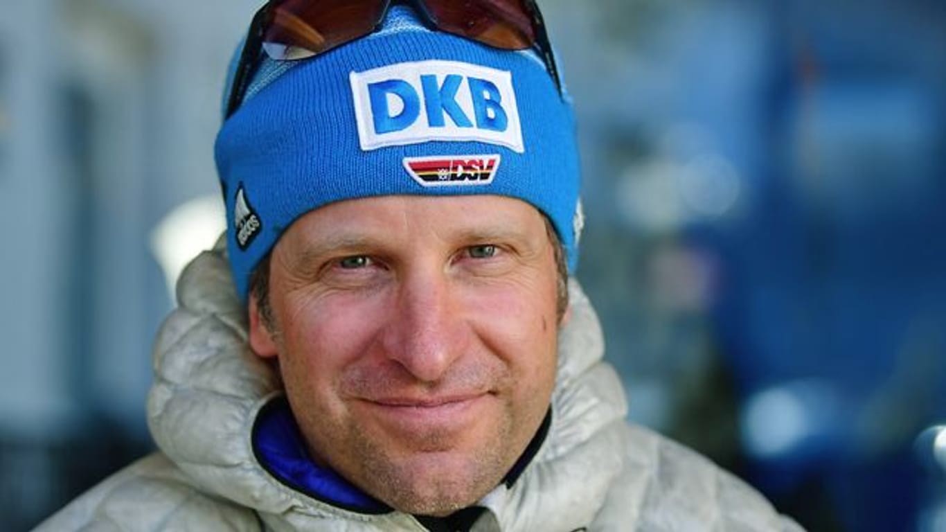 Der sportliche Leiter der deutschen Biathleten: Bernd Eisenbichler.