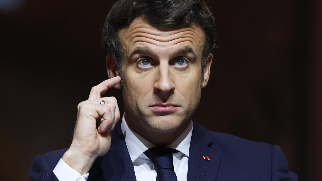 Emmanuel Macron: Die Krisendiplomatie erfordert Einsatz rund um die Uhr, auch von Frankreichs Präsidenten.