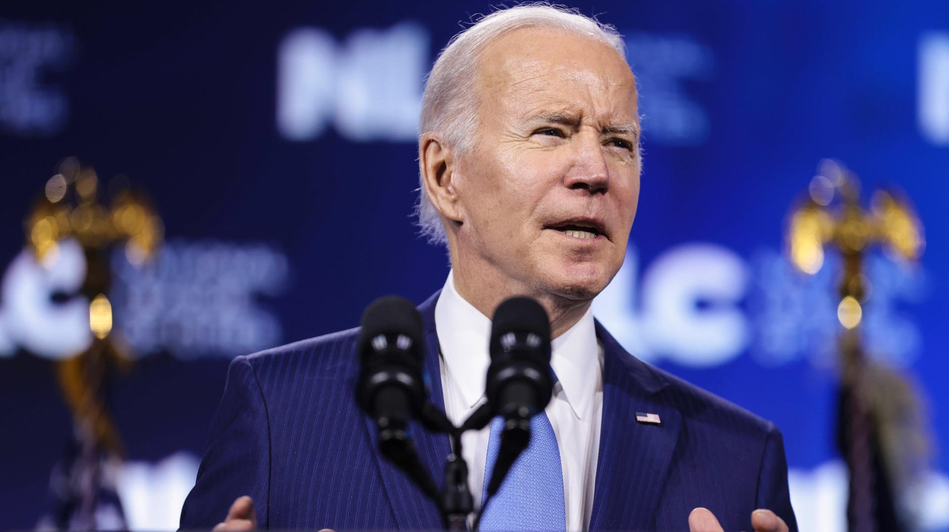 US-Präsident Joe Biden: Er steht ab sofort auf einer "schwarzen Liste" Russlands.