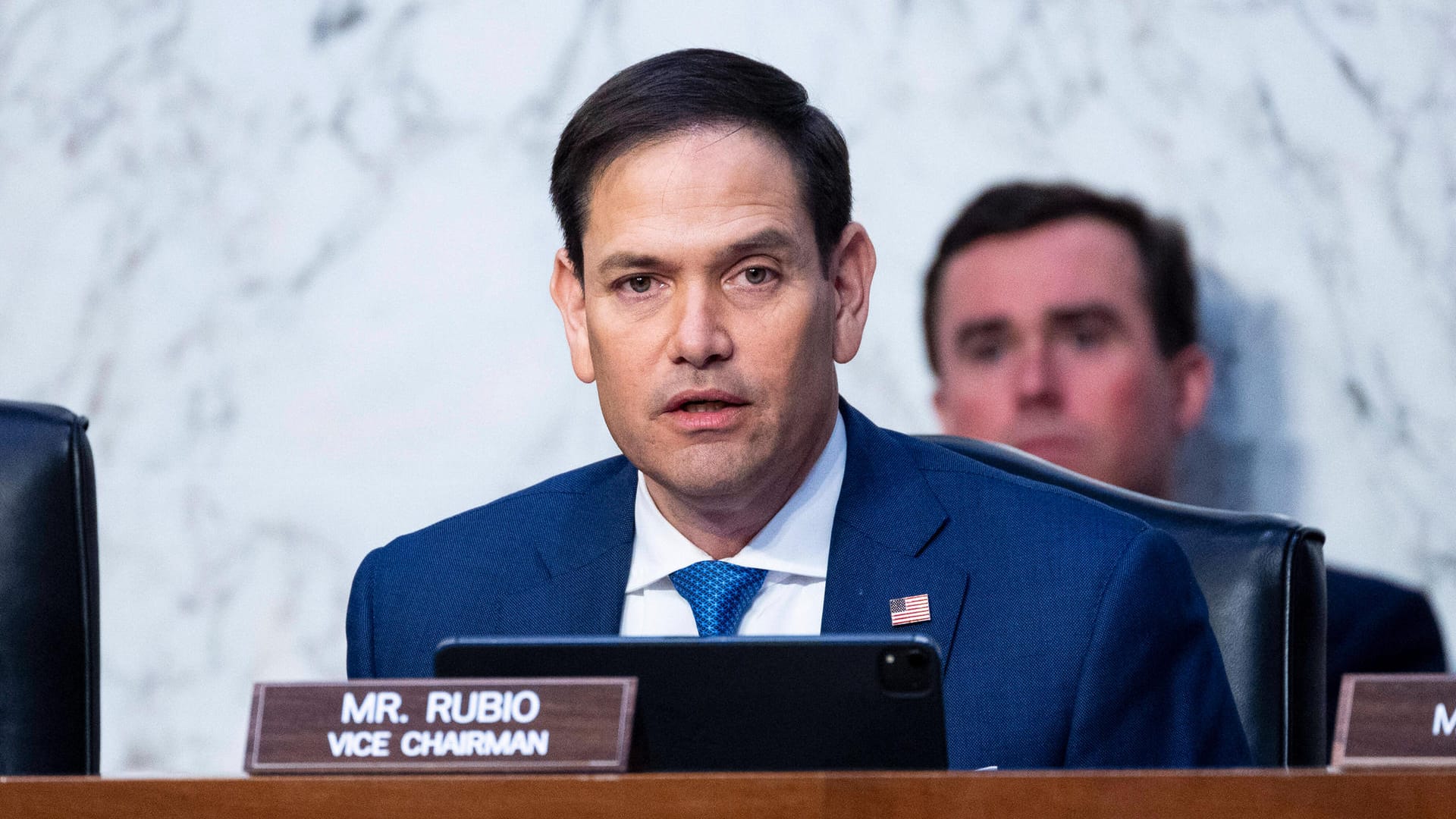 Senator Marco Rubio während einer Anhörung im US-Senat (Archivbild): Der Senat stimmte für das Ende der Zeitumstellung.