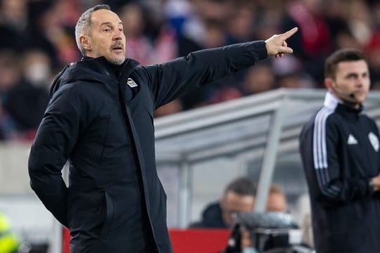 Mönchengladbachs Trainer Adi Hütter.