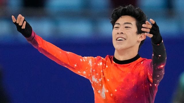 Olympiasieger Nathan Chen aus den USA.