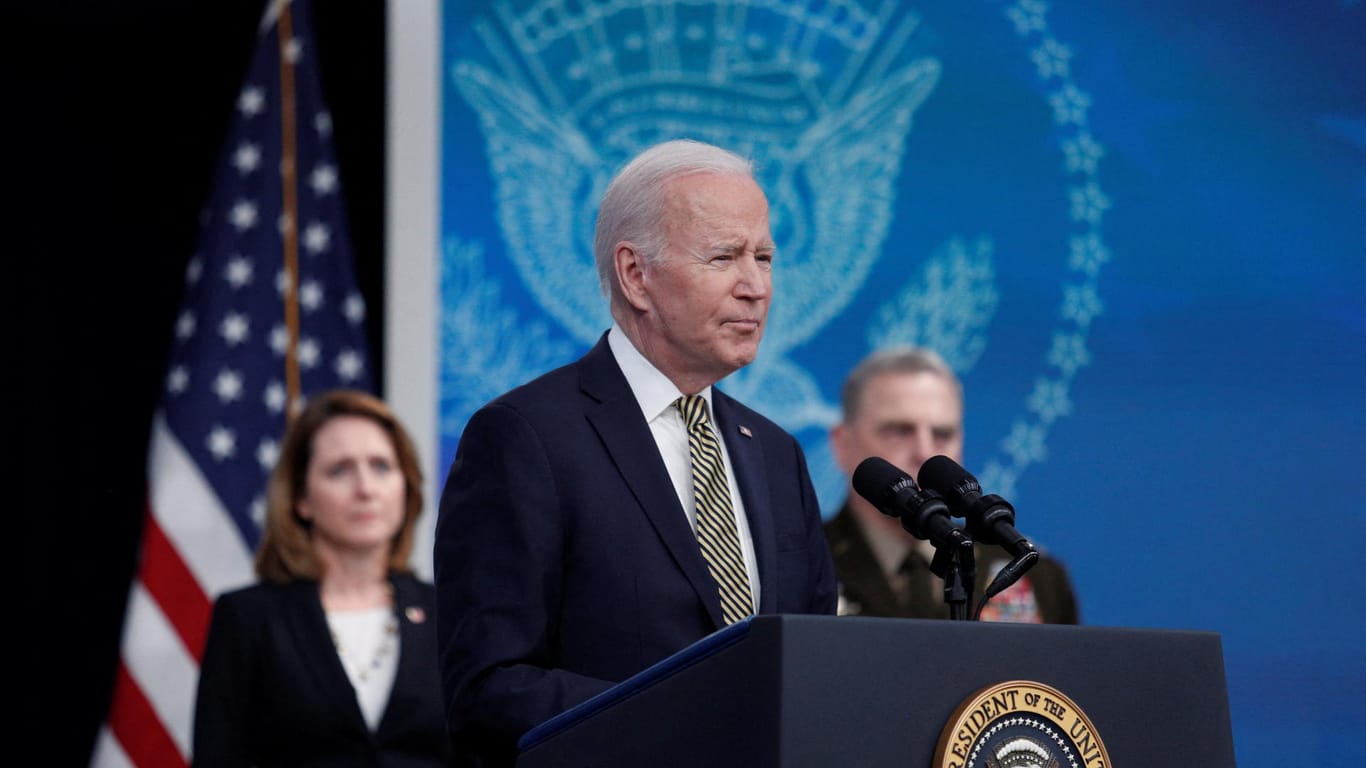 Joe Biden: Der US-Präsident wird weitere Waffen an die Ukraine liefern.