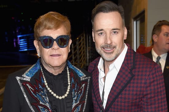 Elton John and David Furnish: The singer and the film producer have been together since 1993. (Source: Jamie McCarthy/Getty Images)