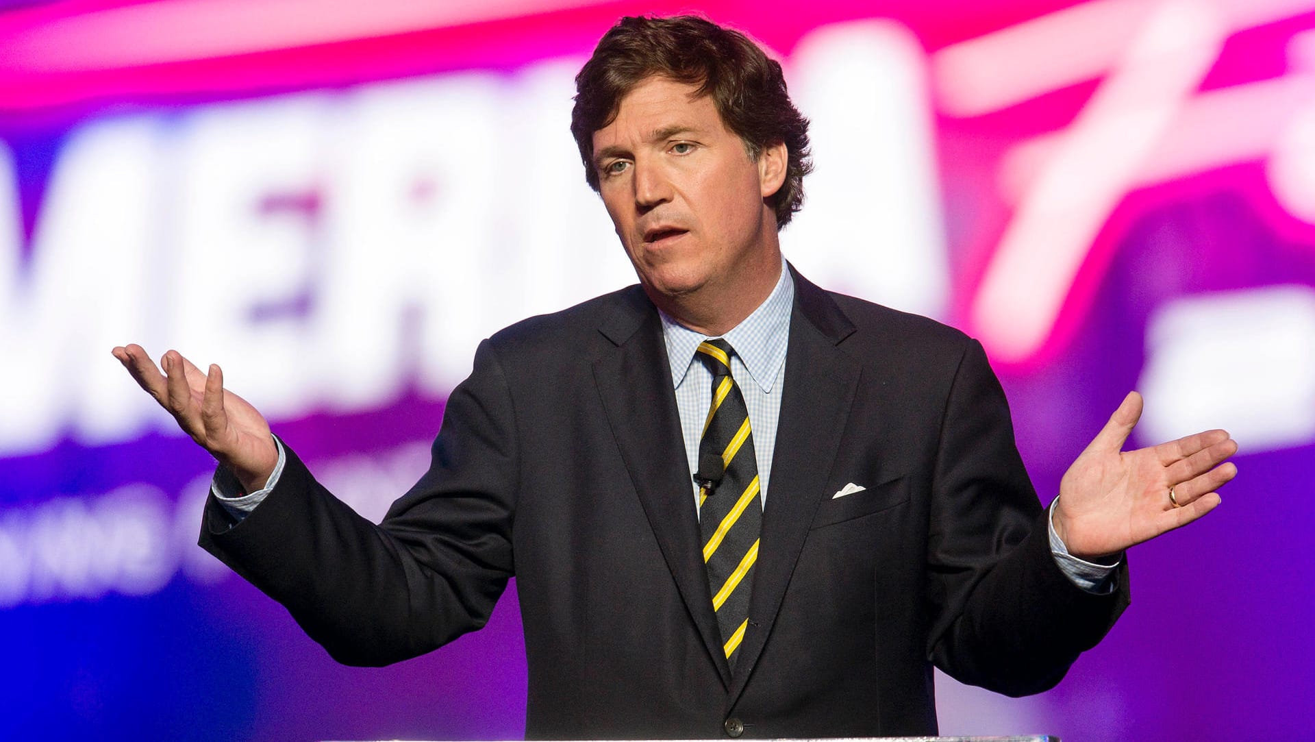 Beliebt im Kreml: Der konservative Scharfmacher Tucker Carlson.