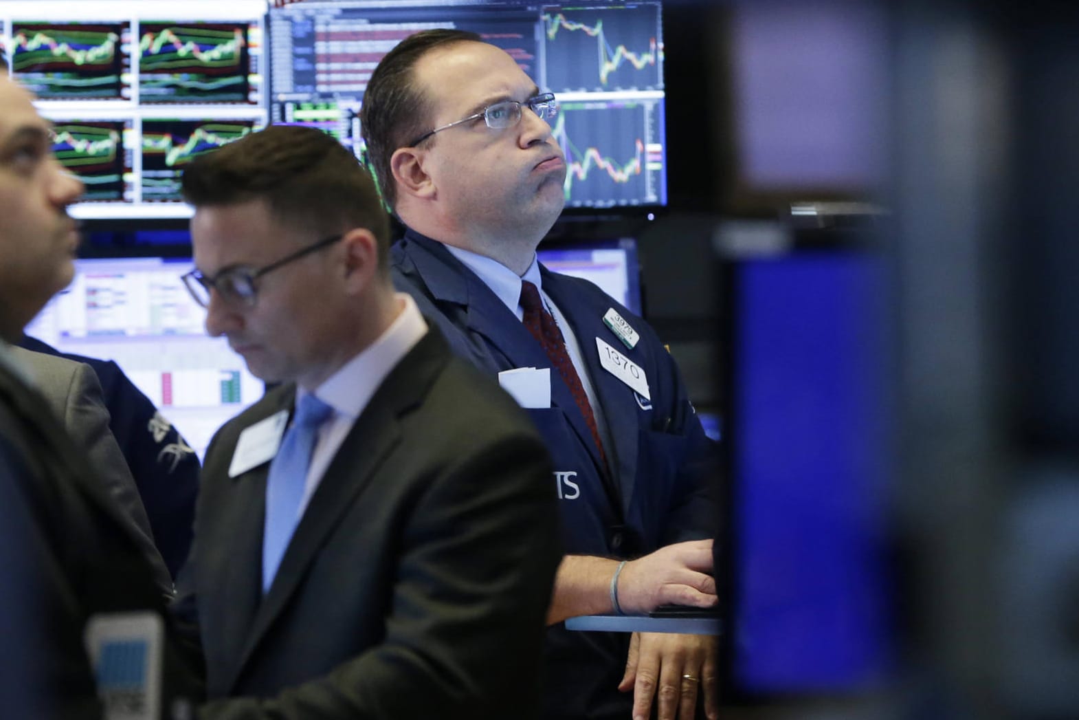 Händler an der New Yorker Wall Street: Die US-Börse schließt im Plus. Händler an der New Yorker Wall Street: Die US-Börse schließt im Plus.