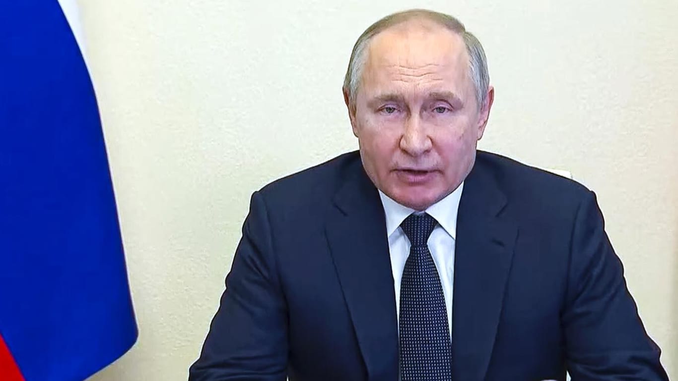 Wladimir Putin: Der russische Präsident hat in seiner Rede den Westen scharf angegriffen.