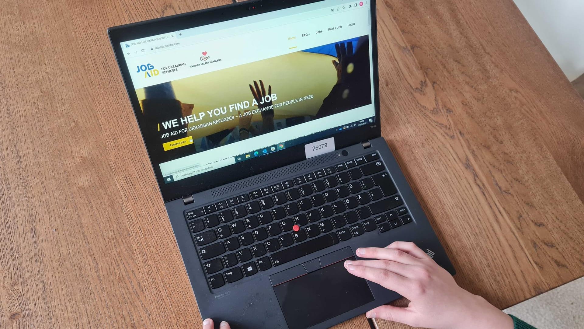 Kontakt übers Internet: Die Jobbörse "Job Aid Ukraine" möchte zwischen Arbeitgeber und geflüchtetem Arbeitsuchenden vermitteln. Kontakt übers Internet: Die Jobbörse "Job Aid Ukraine" möchte zwischen Arbeitgeber und geflüchtetem Arbeitsuchenden vermitteln.