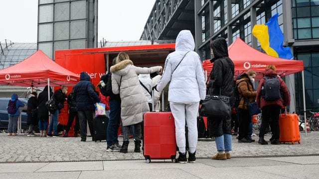Ukraine-Konflikt - Flüchtlinge in Berlin