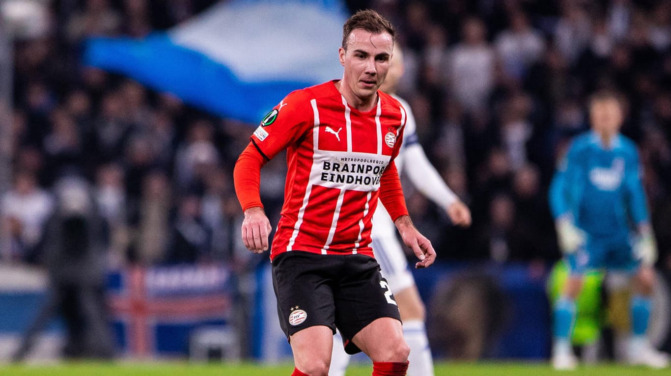 Mario Götze: Der PSV-Spieler zeigte beim 4:0 in Kopenhagen eine starke Leistung.