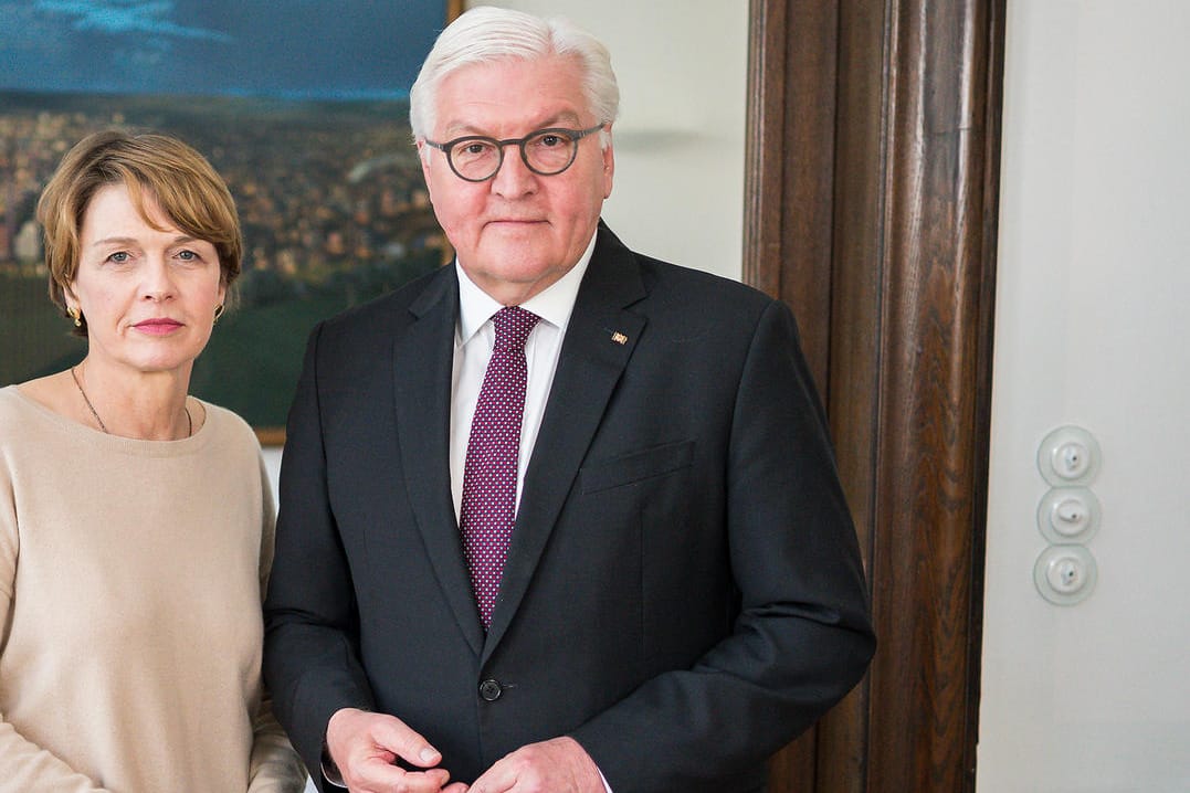 Elke Büdenbender mit ihrem Mann Frank-Walter Steinmeier: Das Paar an der Spitze der Bundesrepublik Deutschland.