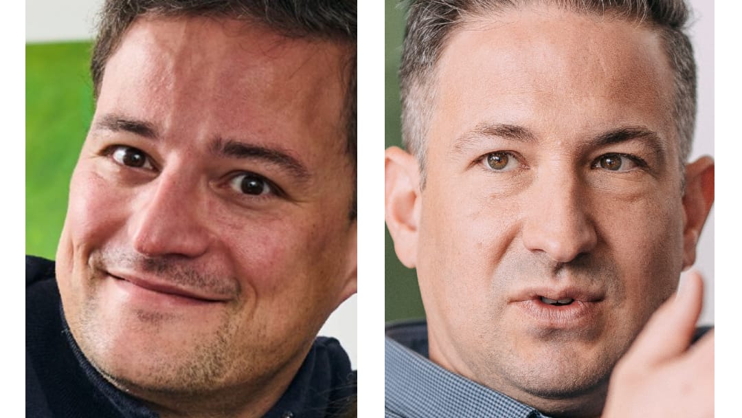 Die beiden Gründer der Jobbörse für Geflüchtete (v.l.): Marcus Diekmann und Christian Weis.