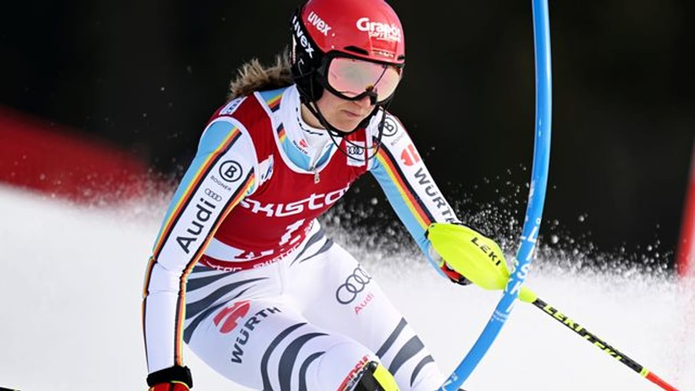 Die deutsche Slalom-Spezialistin Lena Dürr belegte mit dem Mixed-Team Platz drei.