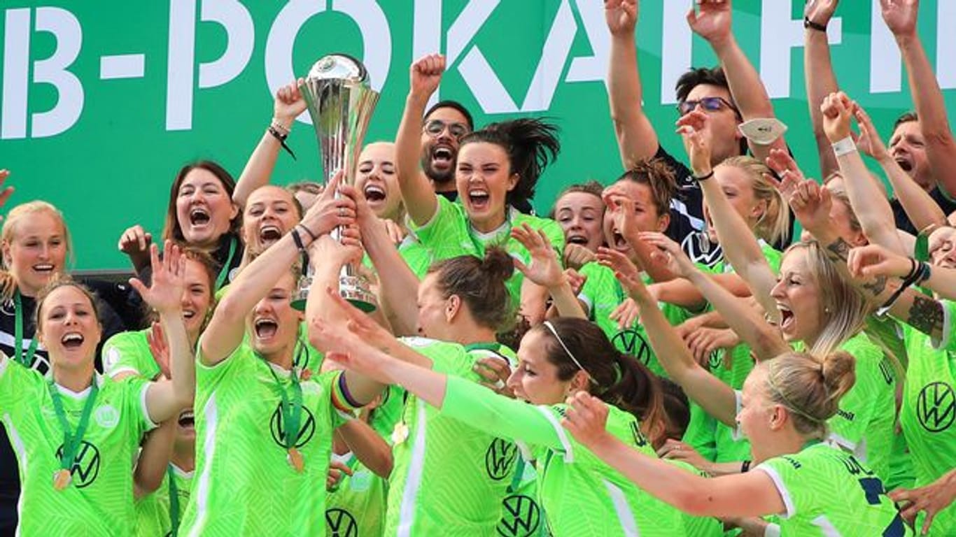 Im vergangenen Jahr gewann der VfL Wolfsburg den DFB-Pokal der Frauen.