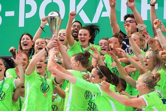 Im vergangenen Jahr gewann der VfL Wolfsburg den DFB-Pokal der Frauen.