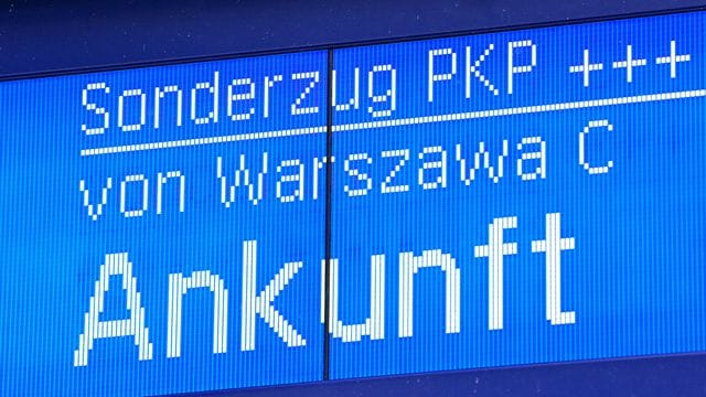 Ukraine-Konflikt - Sonderzüge aus Polen