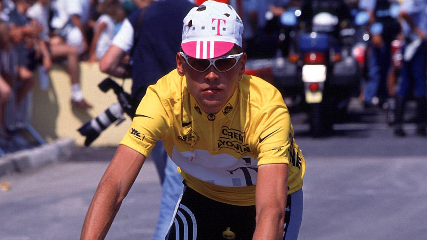 Jan Ullrich: Der Spitzenreiter der Tour 1998 im Team Telekom.