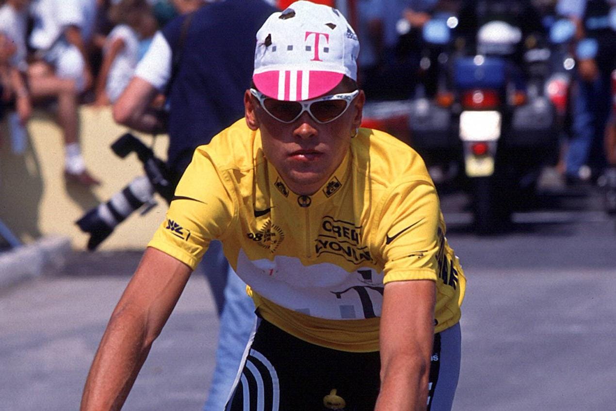 Jan Ullrich: Der Spitzenreiter der Tour 1998 im Team Telekom.