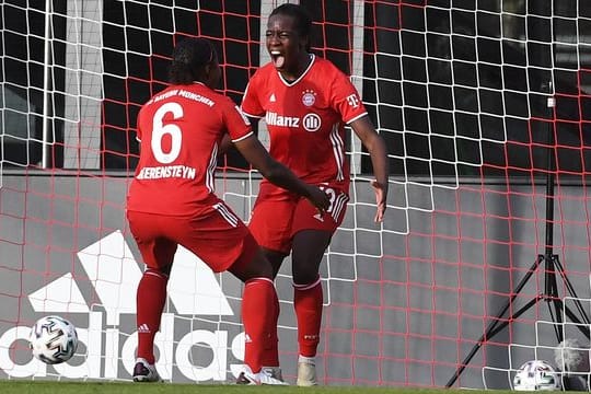 Traf bei Sieg der Bayern-Frauen gegen Frankfurt: Viviane Asseyi.