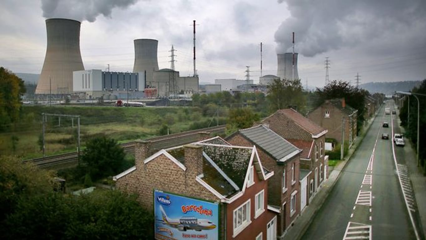 Das Atomkraftwerk Tihange in Huy.