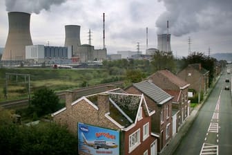 Das Atomkraftwerk Tihange in Huy.