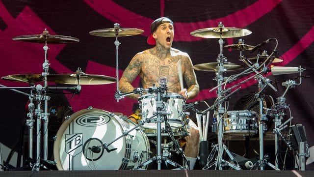 Travis Barker beim Hurricane-Musikfestival 2017.