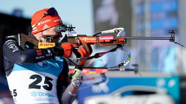 Deutsche Biathlon-Hoffnung in Oslo: Benedikt Doll.