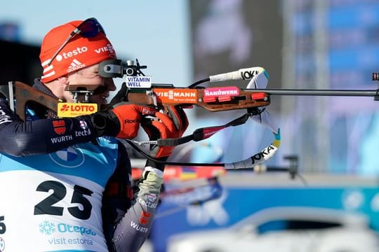 Deutsche Biathlon-Hoffnung in Oslo: Benedikt Doll.