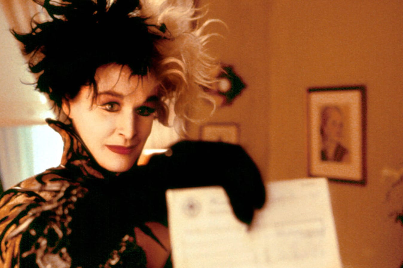 Glenn Close: In "101 Dalmatiner" spielte sie 1996 die legendäre Schurkin Cruella de Vil.