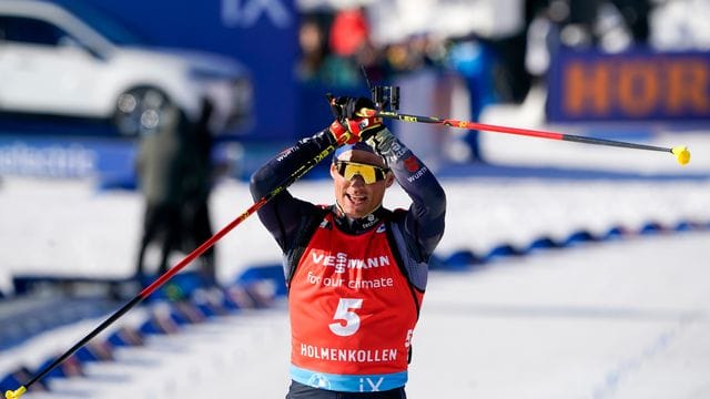 Erik Lesser siegte am Holmenkollen.