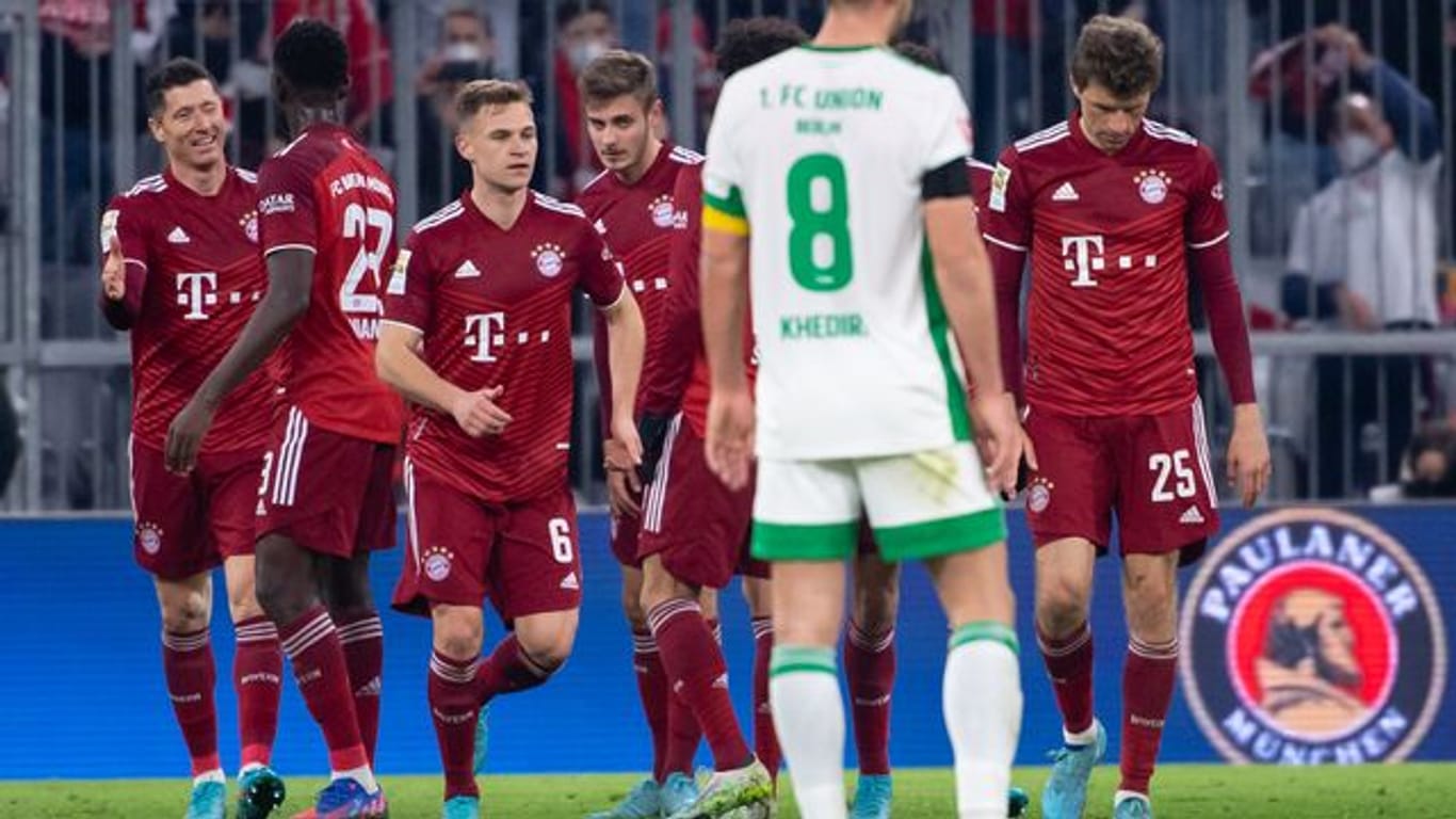 Tabellenführer Bayern München siegte problemlos gegen Union Berlin.