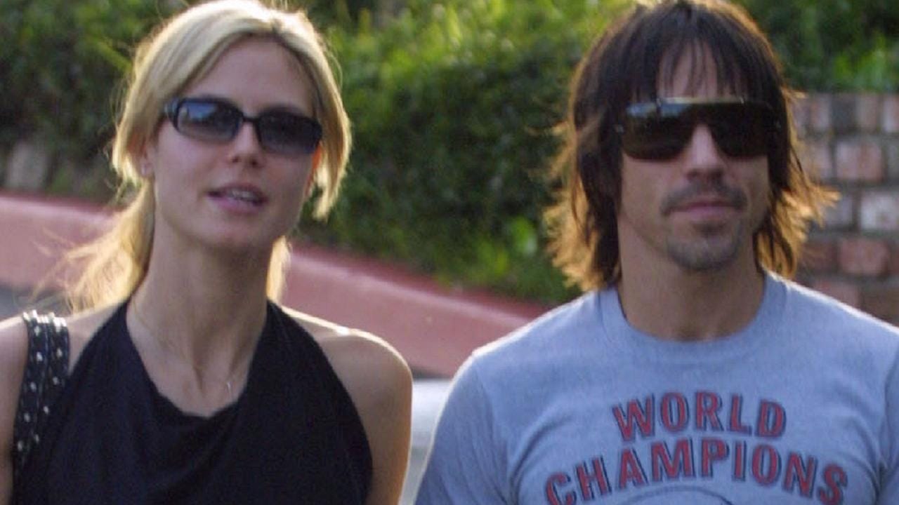 2003: Bevor sich Heidi Klum in Seal verliebte, war das Model mehrere Wochen mit Red-Hot-Chili-Peppers-Star Anthony Kiedis liiert.