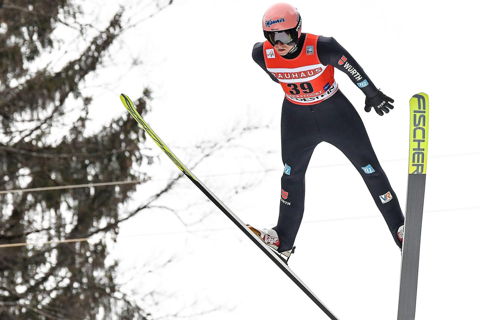 Karl Geiger: Durchwachsene Leistung in Oberstdorf.