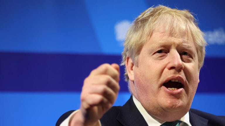 Boris Johnson: Großbritanniens Premierminister verglich den Kampf der Ukraine gegen Russland mit dem Brexit.