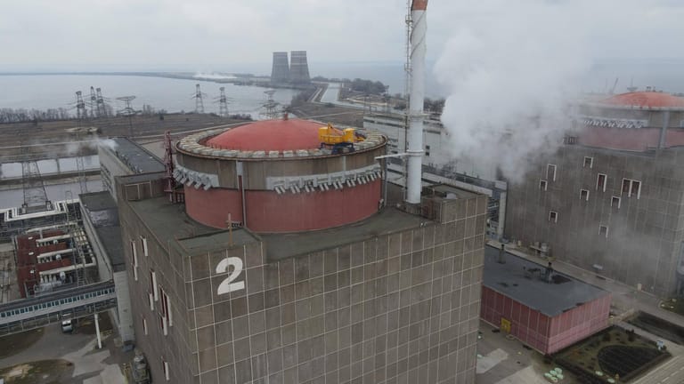 Das Atomkraftwerk Saporischschja in der Südukraine: Es ist derzeit unter russischer Kontrolle.