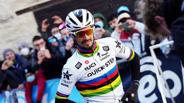 Musste für Mailand-Sanremo passen: Weltmeister Julian Alaphilippe.