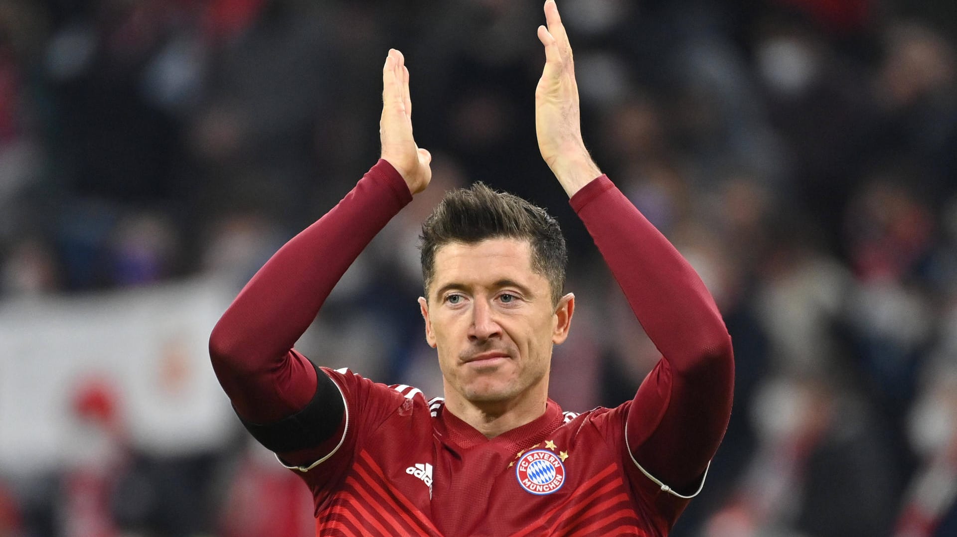 Robert Lewandowski: Der Bayern-Stürmer traf auch gegen Union am Samstagabend zwei Mal.