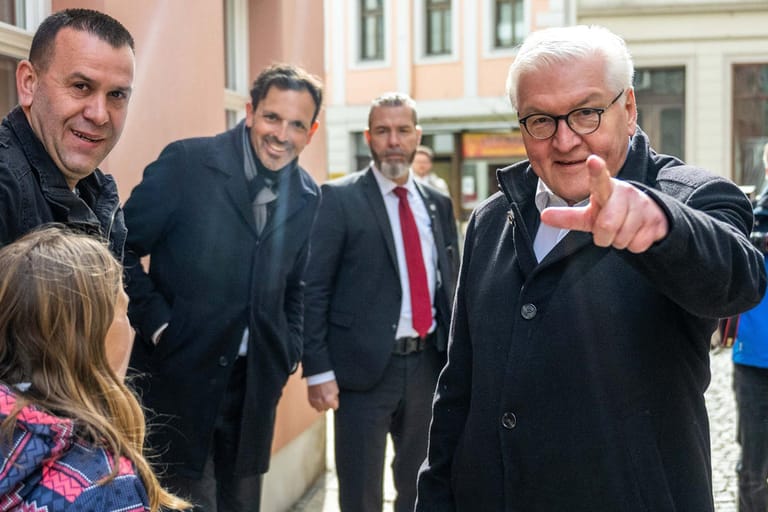 Bundespräsident Steinmeier in Altenburg: "Ein bisschen spüren, wie das Leben ist."