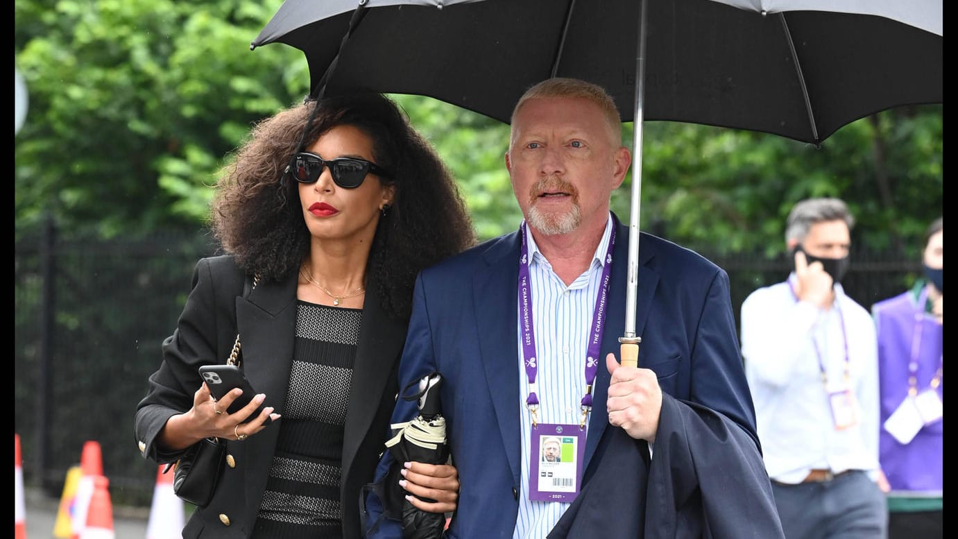 Arm in Arm: Boris Becker und seine Freundin Lilian de Carvalho.